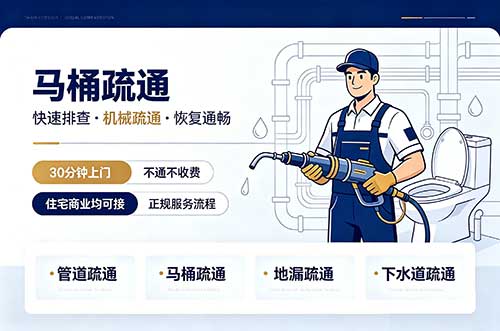 台山马桶疏通