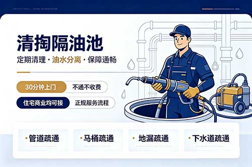 台山清掏隔油池